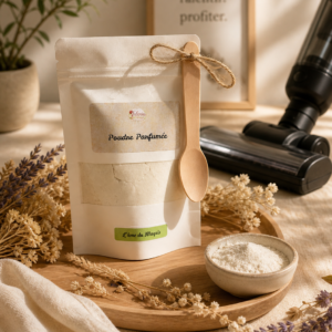 poudre parfumée pour aspirateur